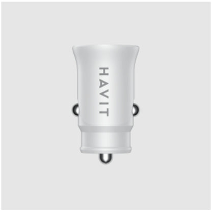 Havit CC2022 Car charger 20W USB+USB-C - White