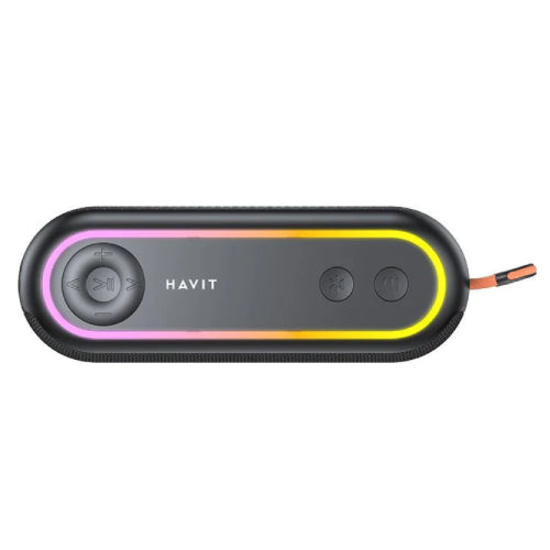 HAVIT SK810BT Portable lPX6 Waterproof RGB Wireless Speaker - Black