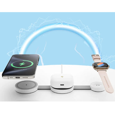 HAVIT W3105 3-in-1 Portable Wireless Charger - Black