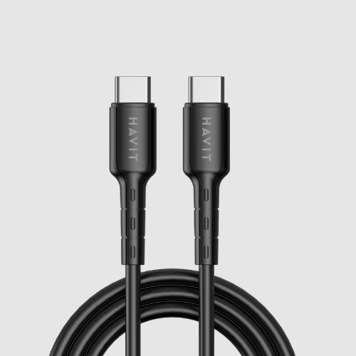 HAVIT Mobile series USB-C to USB-C cable 1 Metre  - Black