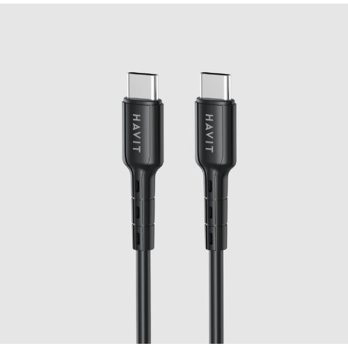 HAVIT Mobile series USB-C to USB-C cable 1 Metre  - Black