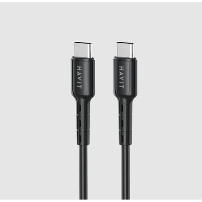 HAVIT Mobile series USB-C to USB-C cable 1 Metre  - Black