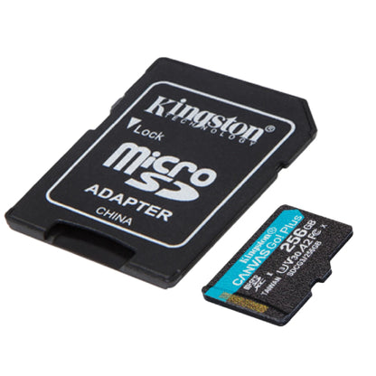 Kingston 256GB Canvas Select Plus microSD Card (SDXC) + Adapter- 150MB/s