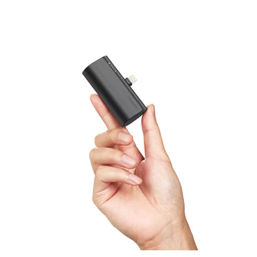 Veger PlugON-L - 5,000mAh 20W Non-MFI Lightning Ultra Small Power Bank - Black