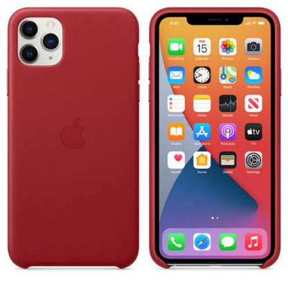 Apple Official iPhone 11 Pro Leather Case - Red