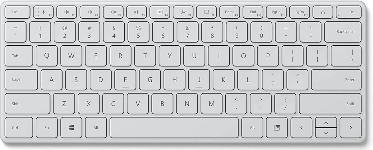 Microsoft Compact Keyboard - English Intl - White, 21Y-00051