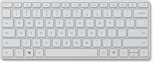 Microsoft Compact Keyboard - English Intl - White, 21Y-00051
