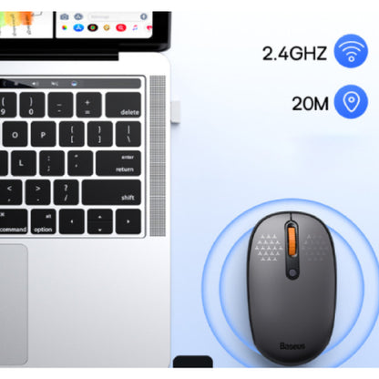 Baseus F01B Tri-Mode Wireless Mouse -  Frosted Gray
