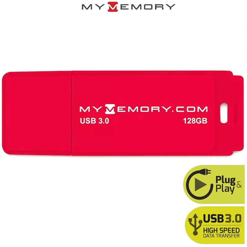 MyMemory PLUS 128GB USB 3.0 Flash Drive - 200MB/s