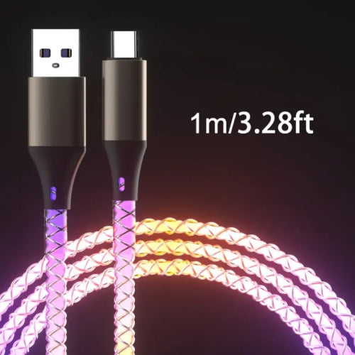 Neon USB-C to USB-C 66W Fast Data Charging Cable