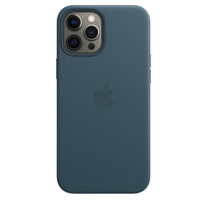 Apple iPhone 12 Pro Max Leather Case with MagSafe - Baltic Blue (Open Box)