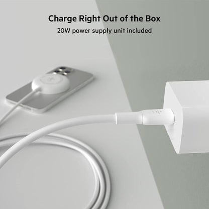 Belkin 18W MagSafe Compatible Wireless Charger - White