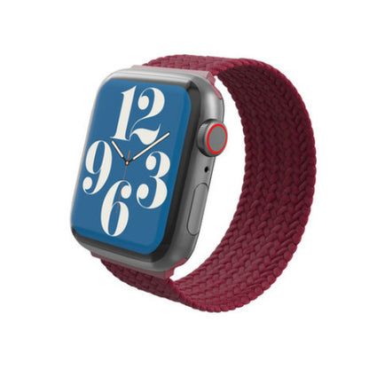 GEAR4 IWatch Compatible with Apple Watch 41/40/38 mm  Braided Solo Loop LG Band Wine