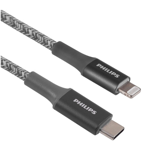 Philips USB C to Lightning Braided Data Charging Cable