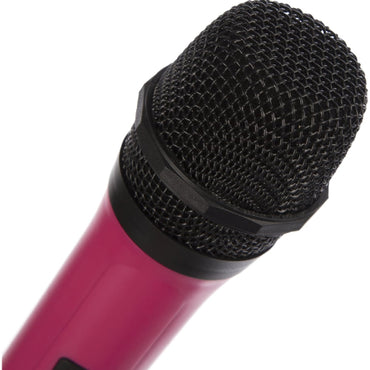 RockJam High-Fidelity Wireless Microphone for Karaoke and Home - Pink