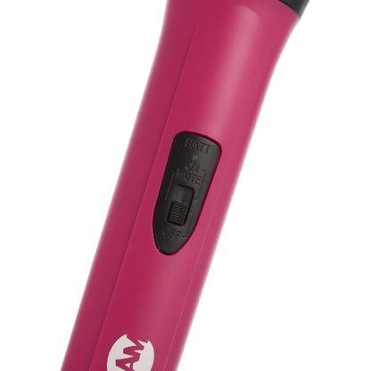 RockJam High-Fidelity Wireless Microphone for Karaoke and Home - Pink