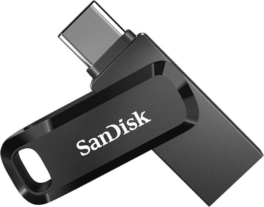 SanDisk 64GB Ultra Dual Drive Go, USB Type-C Black, SDDDC3-064G OFFICIAL REFURB