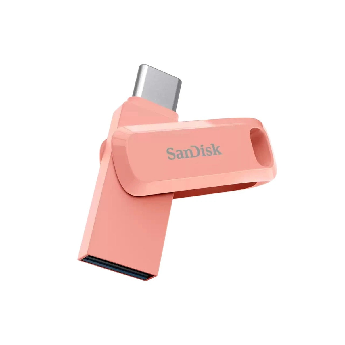 SanDisk 64GB Ultra Dual Drive Go, USB Type-C Peach, SDDDC3-064G OFFICIAL REFURB