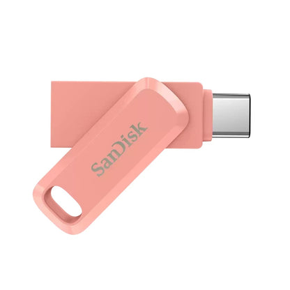 SanDisk 64GB Ultra Dual Drive Go, USB Type-C Peach, SDDDC3-064G OFFICIAL REFURB