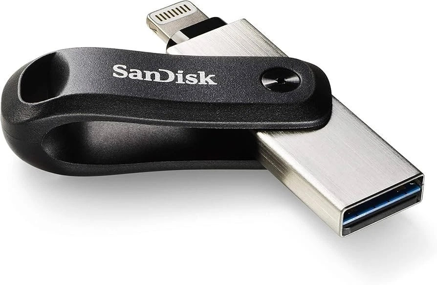 Sandisk iXpand Go Flash Drive 64GB USB & Lightning, SDIX60N-064G OFFICIAL REFURB
