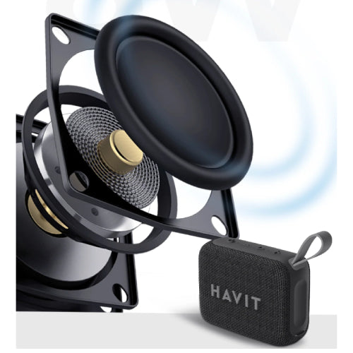 HAVIT SK874BT Portable Waterproof Wireless Speaker - Black