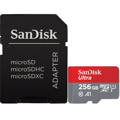 SanDisk 256GB Ultra Micro SD Card (SDXC) UHS-I A1 + Adapter - 100MB/s Sandisk Official Refurb
