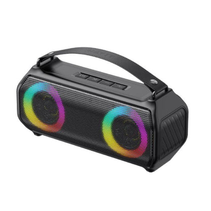 SK888BT Colorful RGB Light Speaker - Black