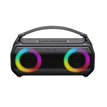 SK888BT Colorful RGB Light Speaker - Black