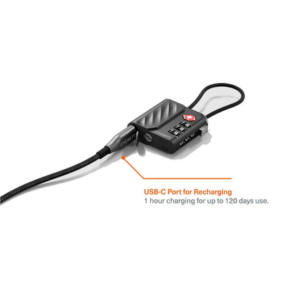 Cygnett Voyager Bluetooth TravelTag TSA Lock with USB-C Recharging