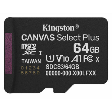 Kingston 64GB Canvas Select Plus microSD Card (SDXC)