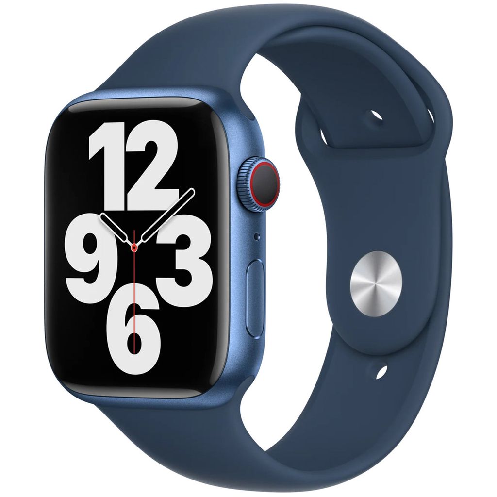 Genuine Apple Watch Sport Band | Blue | 45mm | M/L | Original Strap OPEN BOX MKUW3ZM/A
