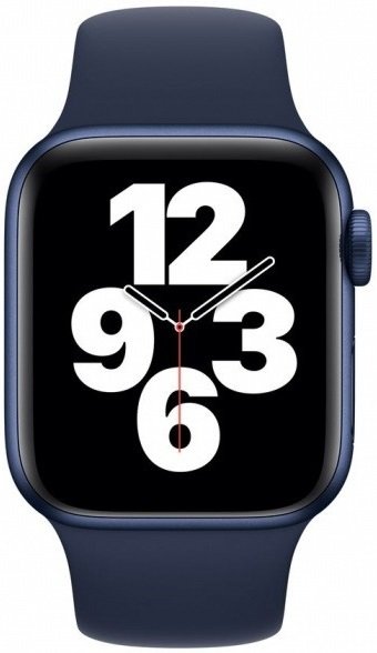 Genuine Apple Watch Sport Band | Blue | 45mm | M/L | Original Strap OPEN BOX MKUW3ZM/A