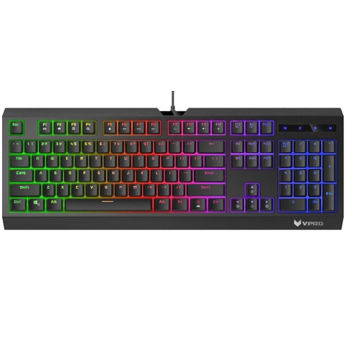 Rapoo V52S Gaming Backlit Membrane  (QWERTY) - Black