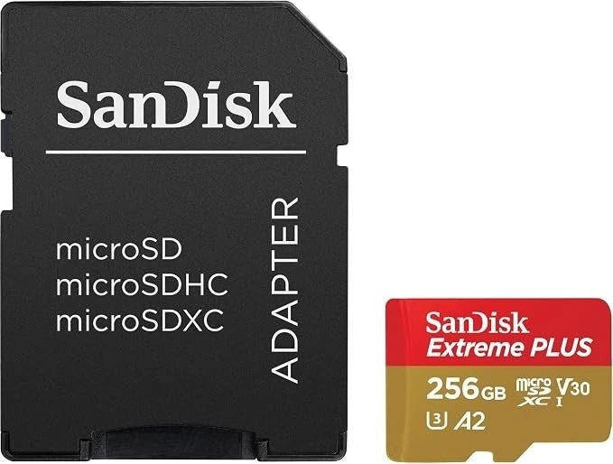 SanDisk 256GB Extreme Plus for Mobile Gaming microSD UHS-I Card - REFURBISHED