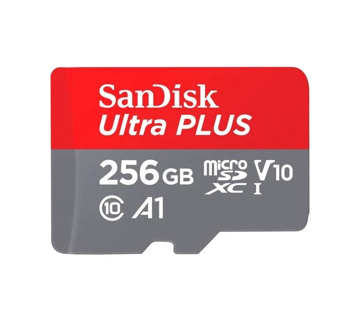 SanDisk SDSQUBL-256G-AN6IA 256GB Ultra Plus microSDXC UHS-I Memory Card 160mb Official Refurb