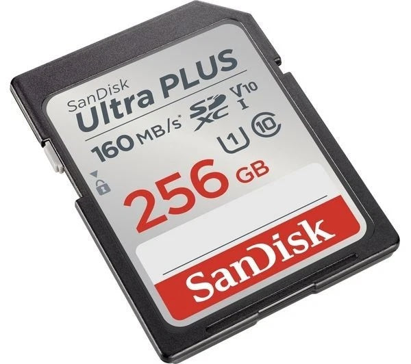Sandisk Ultra Plus SD Card 256GB 160MB/s, SDSDUWL-256G-GNANN OFFICIAL REFURB