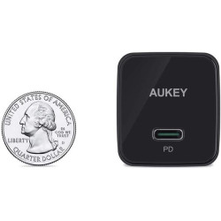 AUKEY PA-Y20S Minima 20W Fast Charging Type-C Wall Charger - Black