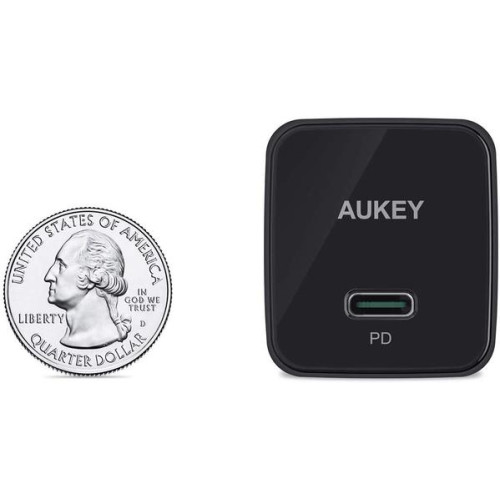 AUKEY PA-Y20S Minima 20W Fast Charging Type-C Wall Charger - Black