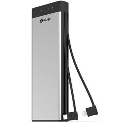 Altigo 20000mAh Power Bank with Built-In Micro USB & USB-C Cables