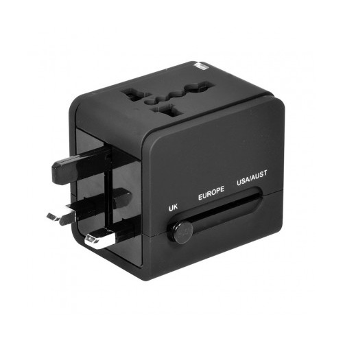 Port Designs Dual USB Port Universal Travel Adapter