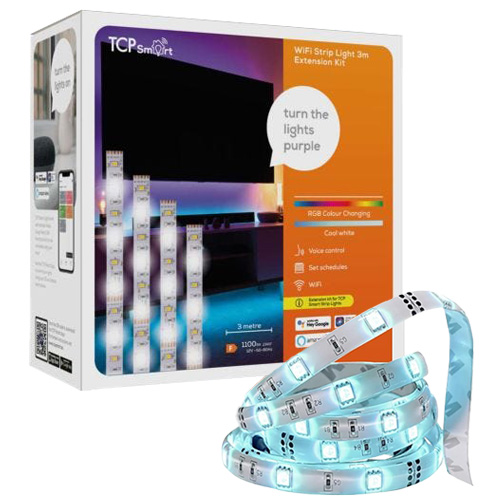 TCP Smart Wi-Fi Tape Light RGBW IP20 UK - 3M