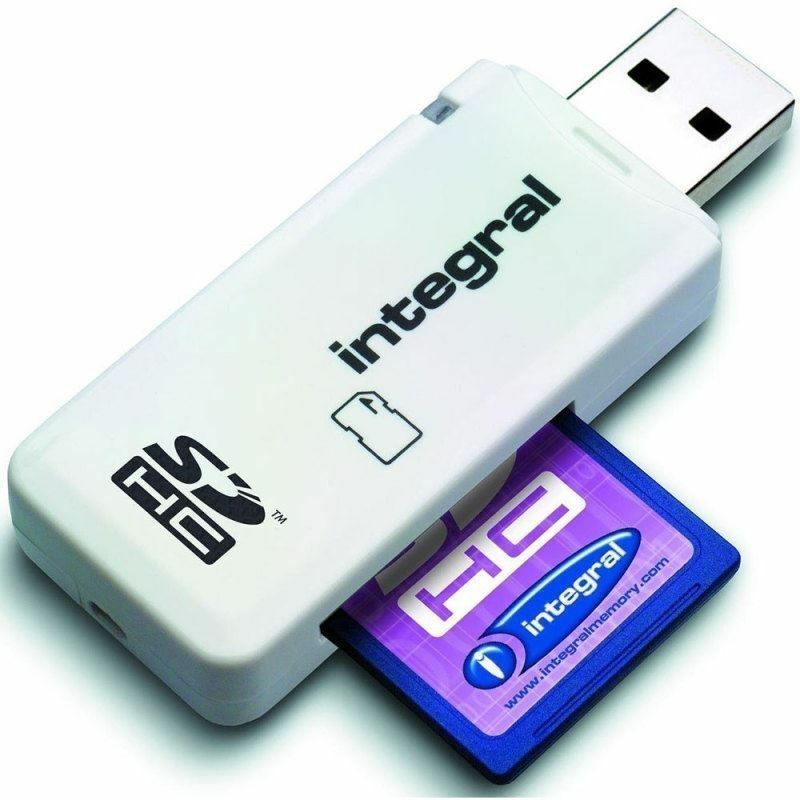 Integral USB SD Card Reader