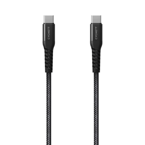 Cygnett EXOCONNECT USB-C to USB-C Cable 60W  Iphone 15 2M - Black