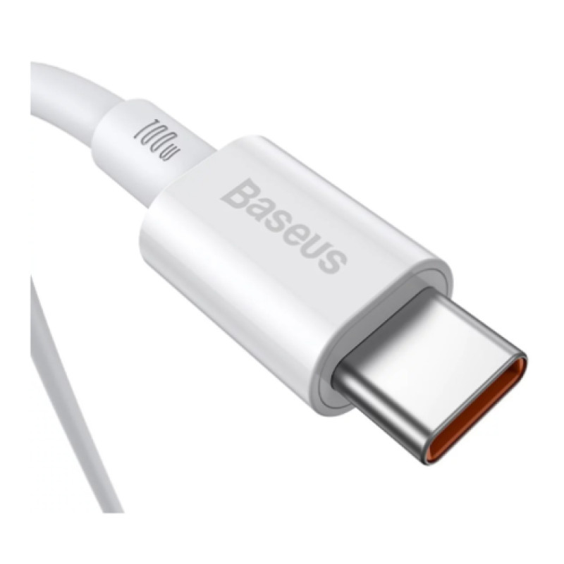 Baseus Superior Series Fast Charging Data Cable USB-C to USB-C 100W 1m - White