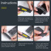 Baseus Let''s go Slip Cover Waterproof Bag - Gray+Yellow