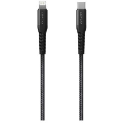 Cygnett EXOCONNECT Lightning to USB-C Cable - Black 2m