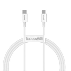 Baseus Superior Series Fast Charging Data Cable USB-C to USB-C 100W 1m - White