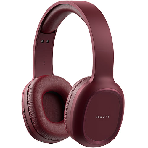 HAVIT H2590BT PRO Bluetooth Headphone - Red