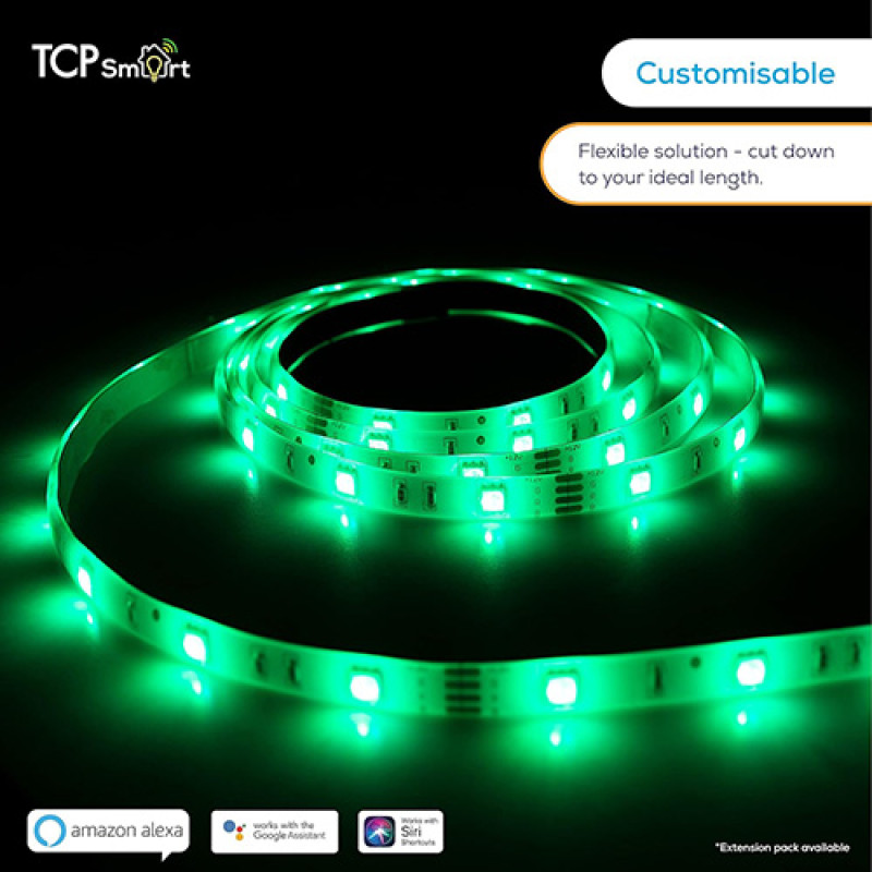 TCP Smart Wi-Fi Tape Light RGBW IP20 UK - 3M