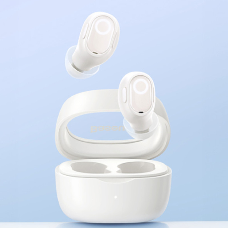 OS-Baseus Bowie WM02 True Wireless Earphones  - Creamy-white